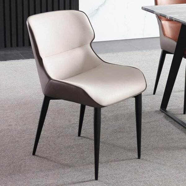 Faux Leather Chairs Wingback Arm Chair for Home Kitchen Dining Room - Image 6