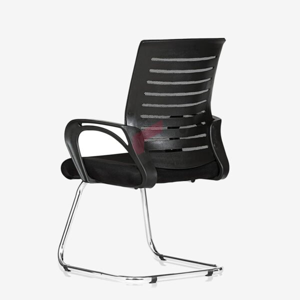 Chrome Base Desk Chair l Study l Meeting - Image 2