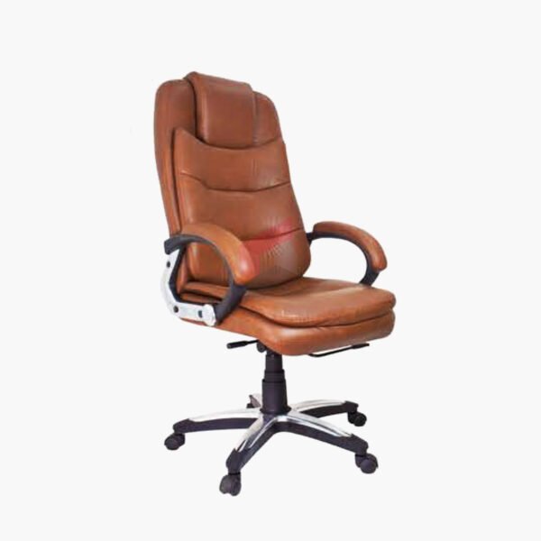 Leather High Back Rolling Chair 77RC