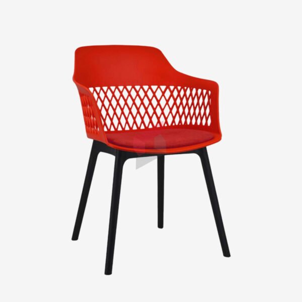 Leather Padded Cafeteria Chair - Image 5