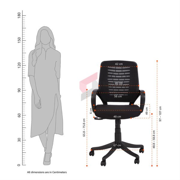 Revolving Chair 01RC Midback - Image 6