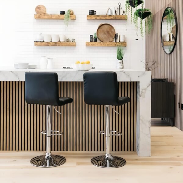 Midback Leather Stool - Image 6