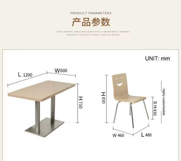 Wooden Dining Chair FX126 - Image 9